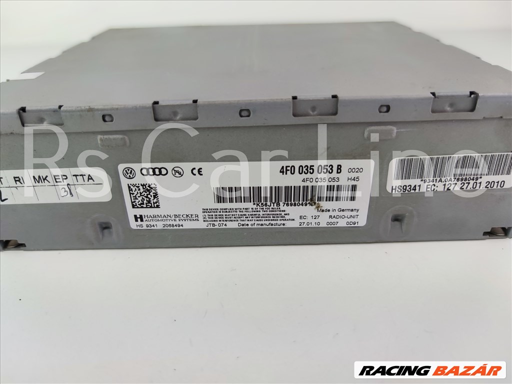 Audi	A4-B8 A5-8T Q5-8R Audio vezérlő modul 4f0035056b 2. kép