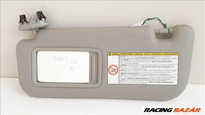 508089 Toyota Yaris 2008, Bal Oldali Napellenző, Tükörrel Szerelt