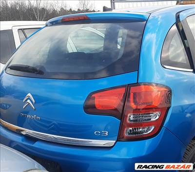Citroën C3 II Csomagtértető csomagtérajtó KGWD kék