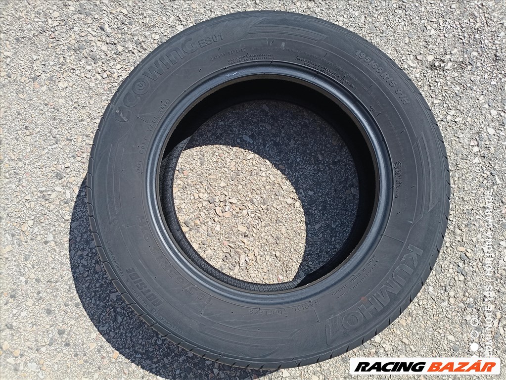 195/65 R15" Kumho használt nyári gumik (2+ 1 ajándék) 3. kép