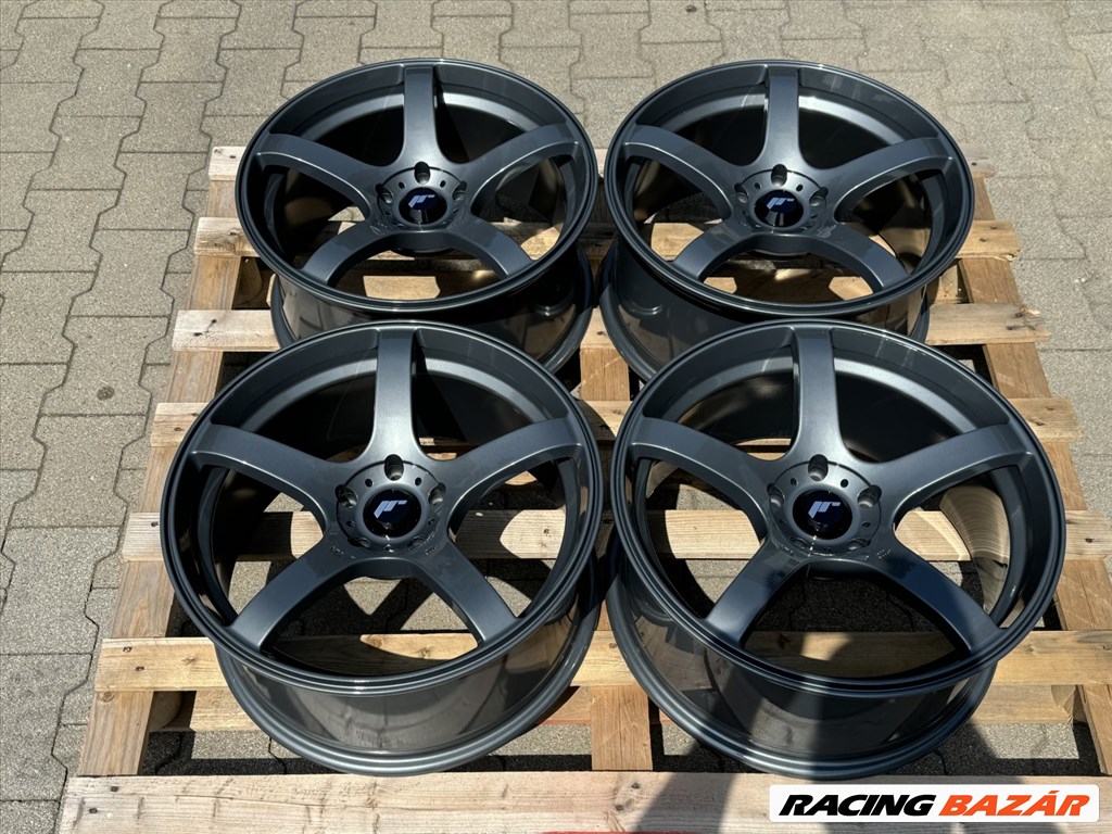 R18 5x112 (72,6) JAPAN RACING JR32 8,5J ET35 Gloss Light Gunmetal NEW - 849 EUR / SET 2. kép