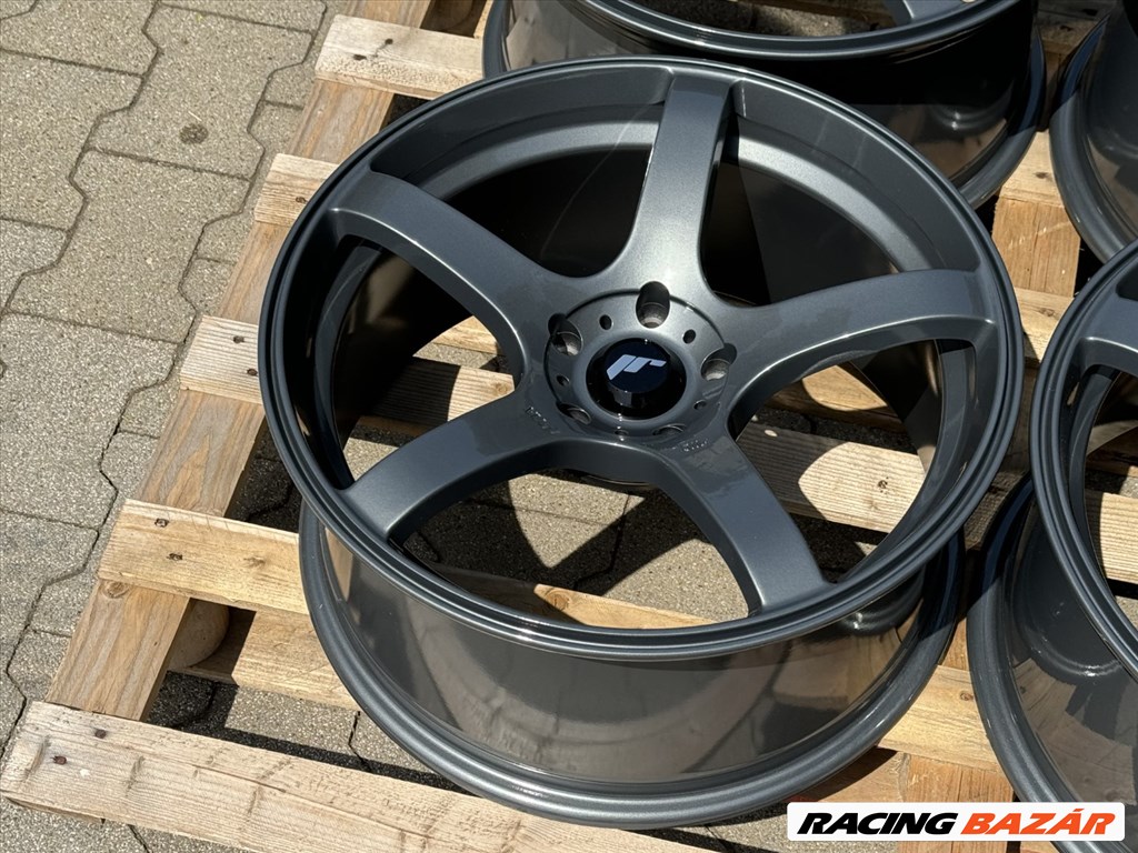 R18 5x112 (72,6) JAPAN RACING JR32 8,5J ET35 Gloss Light Gunmetal NEW - 849 EUR / SET 3. kép