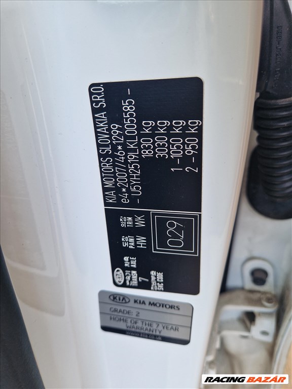 Kia Cee'd (CD) 1.6 CRDI D4FE bontott alkatrészek, bontás, bontott jármű 11. kép