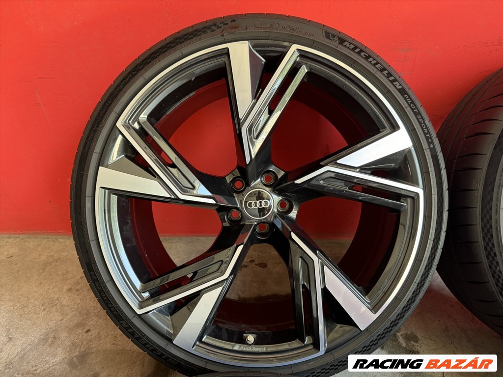 R22 5x112 Original Audi RS6 10.5J ET19  OE 4K0601025 + 285/30 Michelin 4. kép