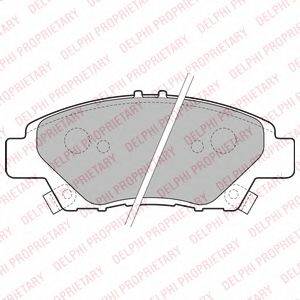 DELPHI LP2194 - fékbetét HONDA HONDA (GAC)