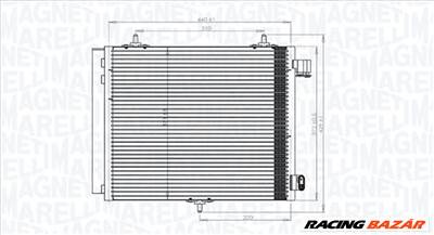 MAGNETI MARELLI 350203818000 - klíma kondenzátor CITROËN DS PEUGEOT