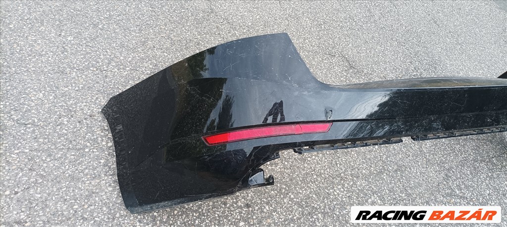 Skoda Superb III kombi hátsó lökhárító fekete színben 3v9807421 3. kép
