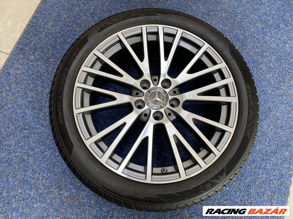 Mercedes 18 gyári alufelni felni, 225/45 R18 téli gumi, C CLA (2761) 3. kép