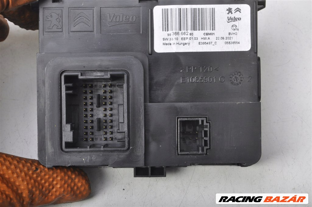 Peugeot 3008 II klíma vezérlő panel 9836666280 2. kép