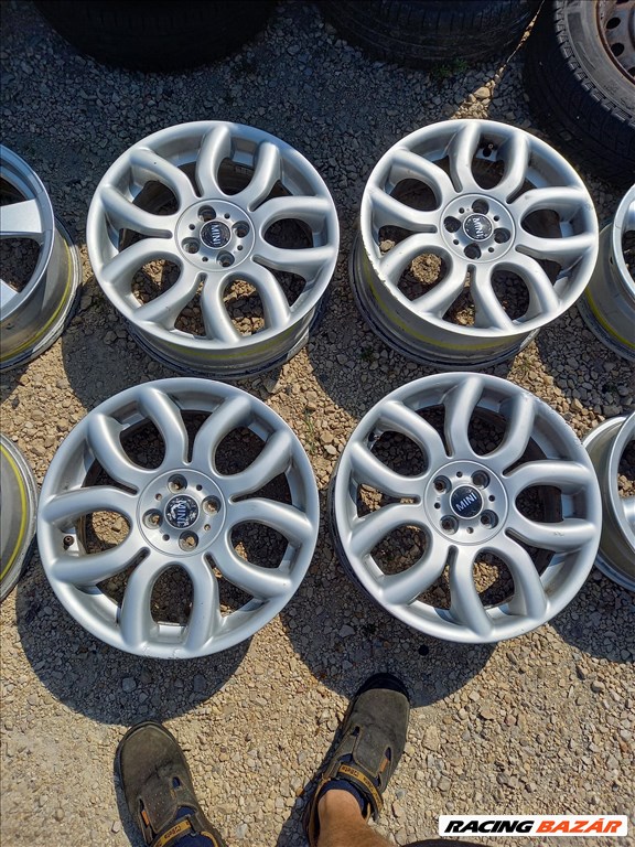 Mini R50-53 7x17 4x100 Et48 Alufelni gyári közepekkel EXX 1. kép