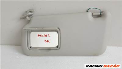 508073 Mazda 2, 2010, Bal Oldali Napellenző, Tükörrel Szerelt