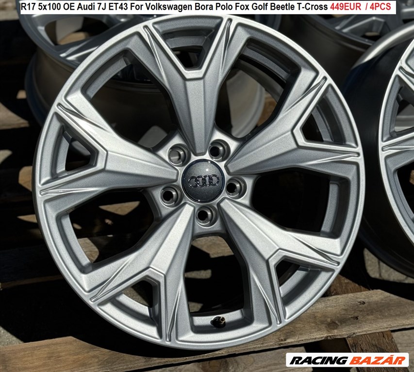 Volkswagen Bora Polo Fox Golf Beetle T-Cross gyári demo alufelnik 7x17 17"  1. kép