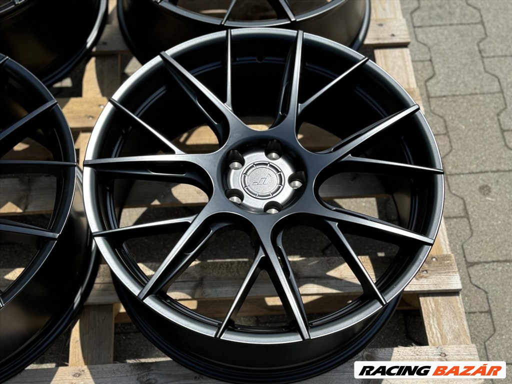 R20 5x108 (63,4) JAPAN RACING JR42 8.5J ET35 Matt Black új alufelnik felnik 20"  2. kép