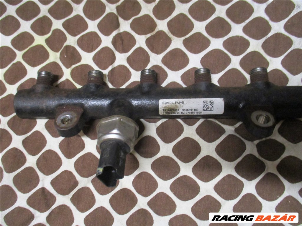 Citroën C5 C4 Grand Picasso Peugeot 407 308 2.0 HDi  közös nyomócső rail cső 9656391180 R9144Z180A 1. kép