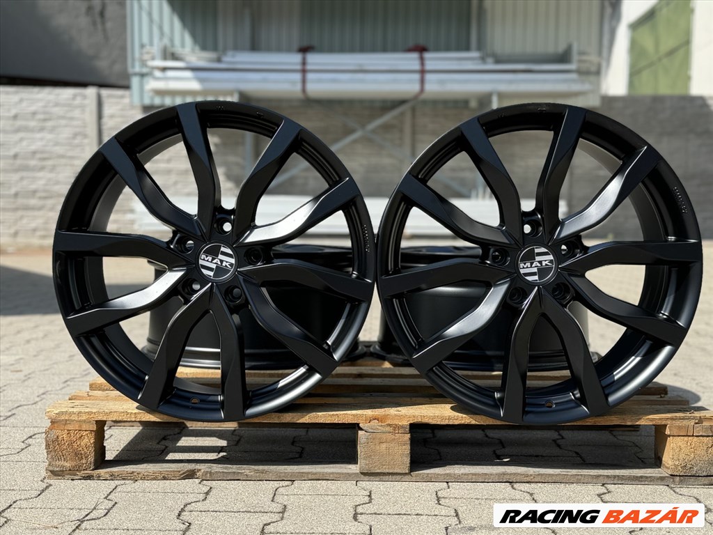 R21 5x130 (71,6) MAK KOLN 9.5J ET52 MATT BLACK for Audi Q7 Volkswagen Touareg Porsche Cayenne  2. kép