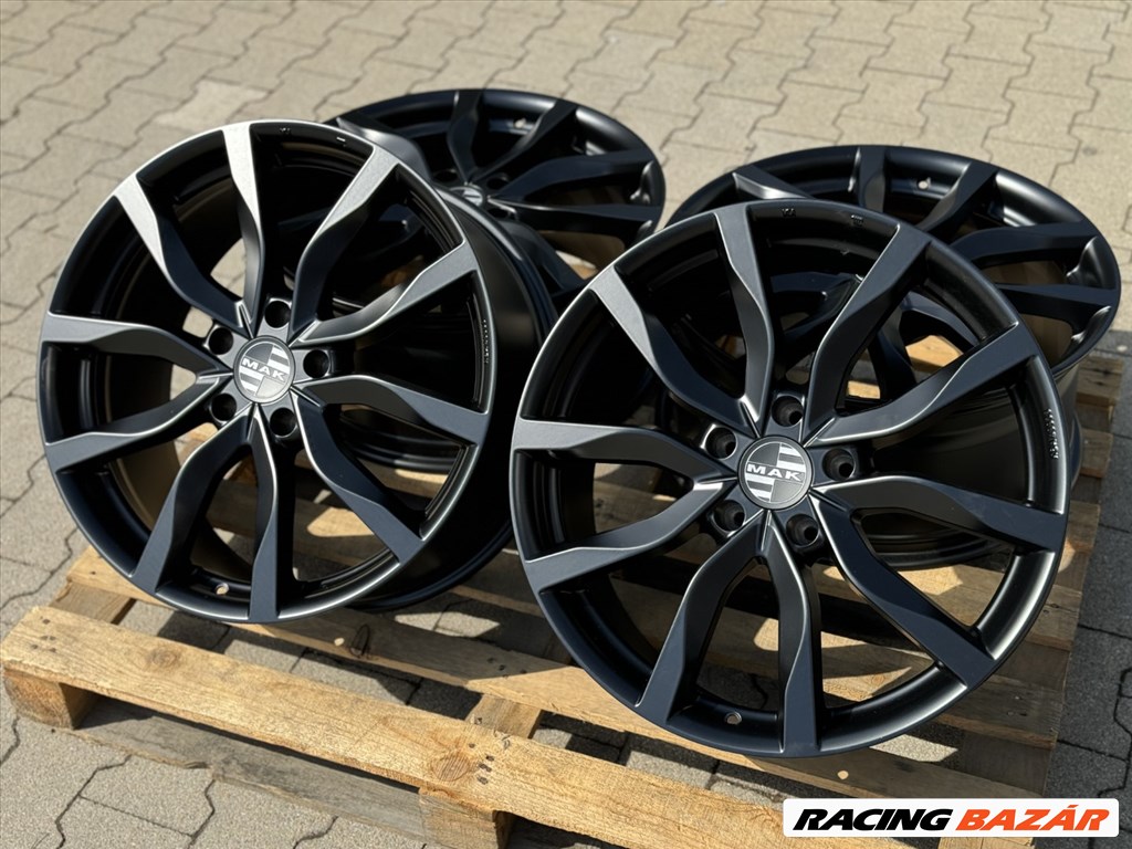 R21 5x130 (71,6) MAK KOLN 9.5J ET52 MATT BLACK for Audi Q7 Volkswagen Touareg Porsche Cayenne  3. kép