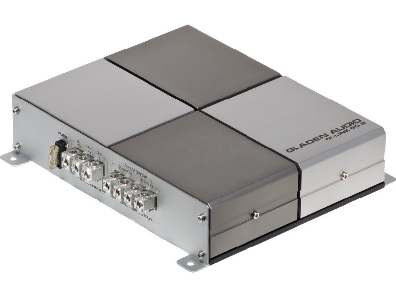 Gladen Audio M-LINE 80.2 autóhifi erősítő 2 csatornás 1. kép