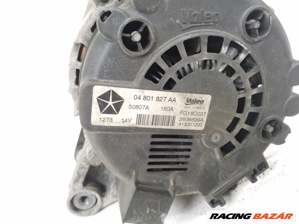 Jeep Compass generátor  04801827aa 2. kép