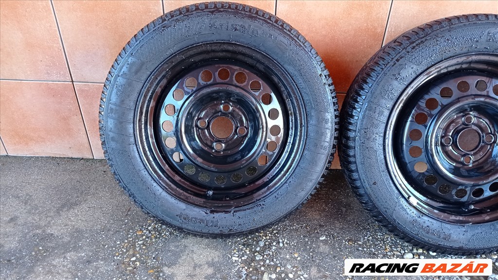 TOYOTA YARIS 15" LEMEZFELNI 4X100 TÉLI 175/65R15 GUMIVAL OLCSÒN!!! 4. kép