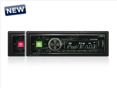 Alpine CDE-173BT autórádió, fejegység CD-rádió / USB lejátszó Bluetooth kihangosítóval
