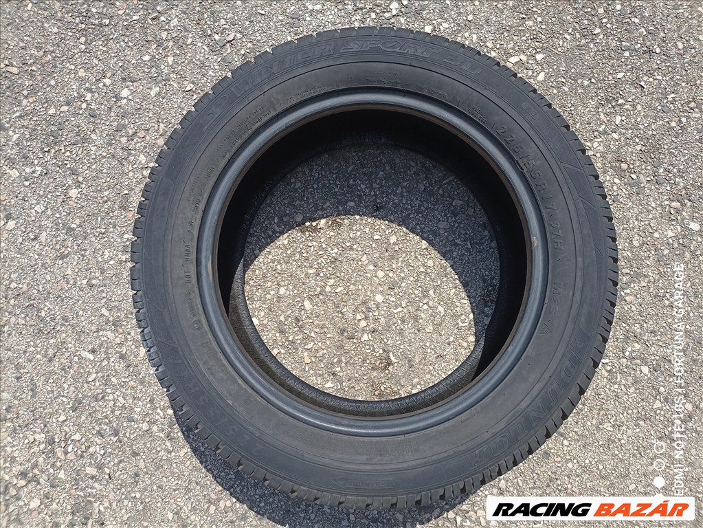225/55 R17" Dunlop használt téli garnitúra 3. kép