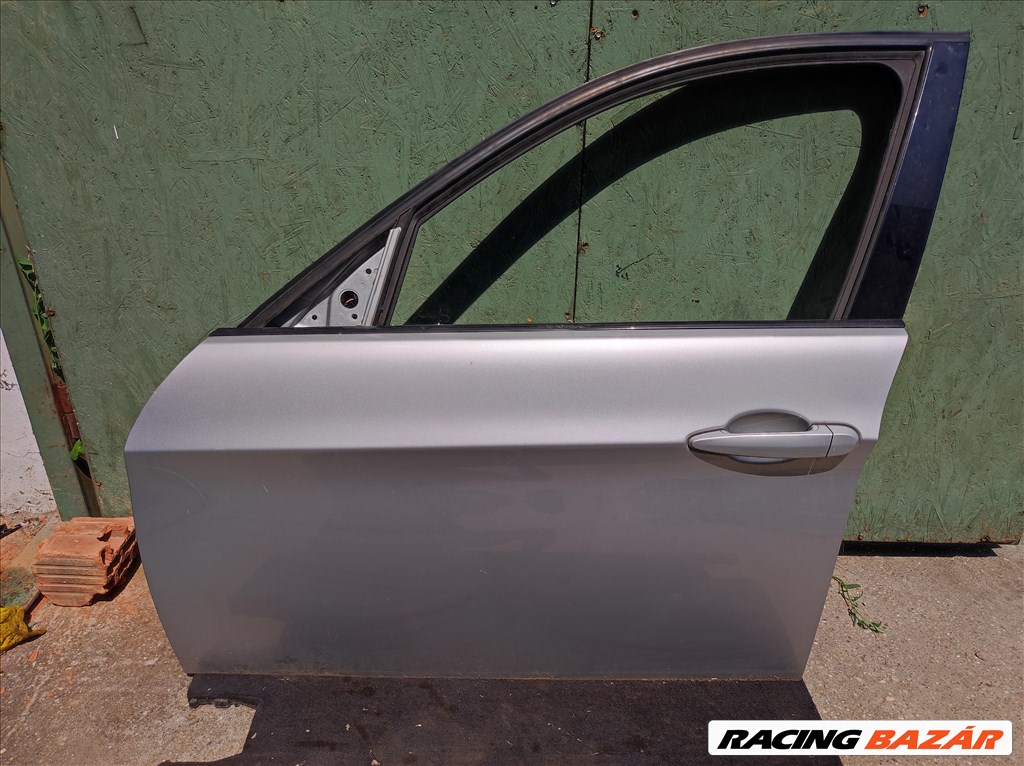 BMW 3-as sorozat E90, E91 bal elős ajtó , titan silver 1. kép