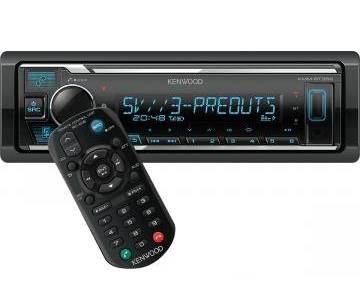 Kenwood KMM-BT356 USB/BT/AUX autórádió, fejegység Mechanika nélküli iPod/iPhone megvilágítás színe választható