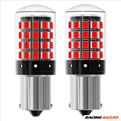 P21W BA15S CANBUS PIROS LED féklámpa izzó égő 12V 2db-os készlet✔️