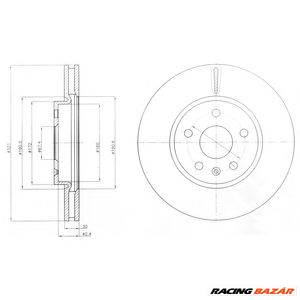DELPHI BG4189-C - féktárcsa BUICK (SGM) CHEVROLET CHEVROLET (SGM) HONDA OPEL ROEWE (SAIC) SAAB VAUXH