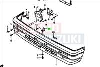 Maruti 800 első lökhárító középső tartó 71717-84300