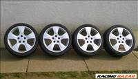 Eladó 4db 17-es 5x110-es Opel,Saab alufelni 215/40ZR17 Bridgestone nyári gumival 