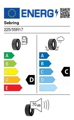 Sebring All Season 225/55 R17 101W XL M+S 3PMSF négyévszakos gumi 2. kép