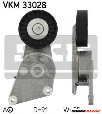 SKF VKM 33028 - hosszbordásszíj feszítőgörgő CITROËN FIAT LANCIA PEUGEOT