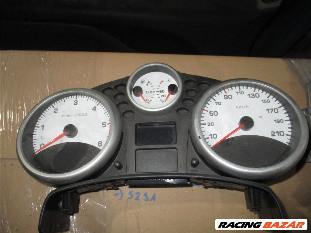 Peugeot 207 km óra műszeregység A2C53065547 1. kép