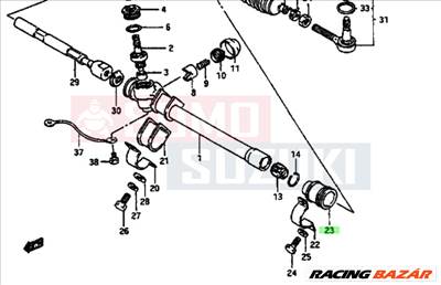 Maruti 800 kormánymű rögzítő kerek 48526-82000
