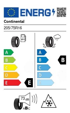 Continental VanContact™ Winter 205/75 R16C 113/111R M+S 3PMSF kisteher téli gumi 2. kép