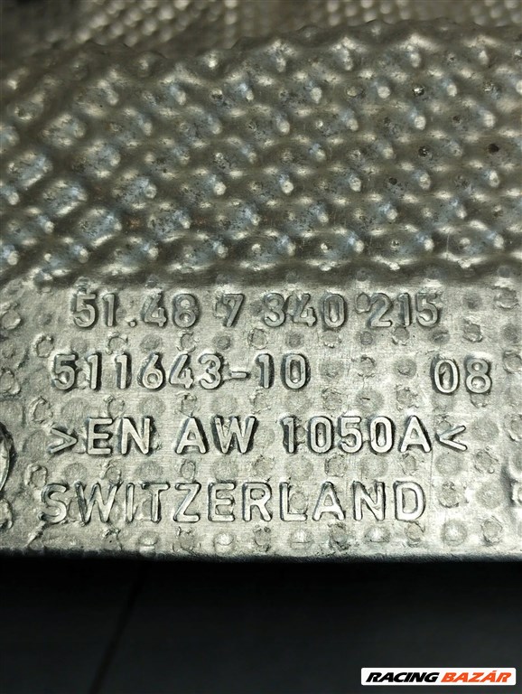 BMW 7-es sorozat G11/G12 hővédő lemez 7340215 2. kép