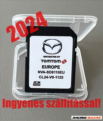 Mazda TomTom navigáció frissítés 2024 térkép SD kártya
