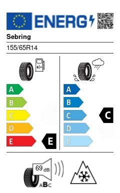 Sebring ALL SEASON 155/65 R14 75T négyévszakos gumi 2. kép