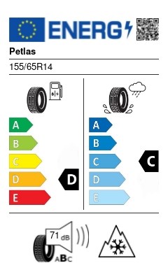 Petlas SnowMaster 2 155/65 R14 75T téli gumi 2. kép