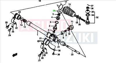 Maruti 800 kormánymú gumialátét 48451-82000