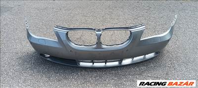 BMW 5-ös sorozat E60/E61 első lökhárító ezüst színben eladó! 51117033694