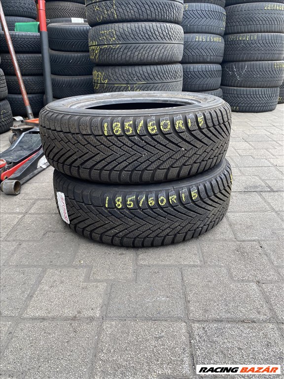  185/6015" újszerű Pirelli Winter Cinturato téli gumi 2db 1. kép