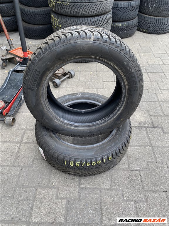  185/6015" újszerű Pirelli Winter Cinturato téli gumi 2db 2. kép