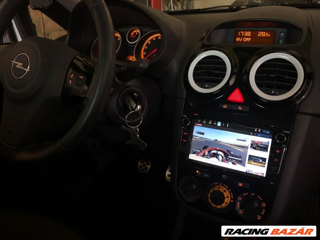 Opel Android CarPlay Multimédia, GPS, Fejegység, Rádió, Bluetooth, Wifi, Tolatókamerával 4. kép