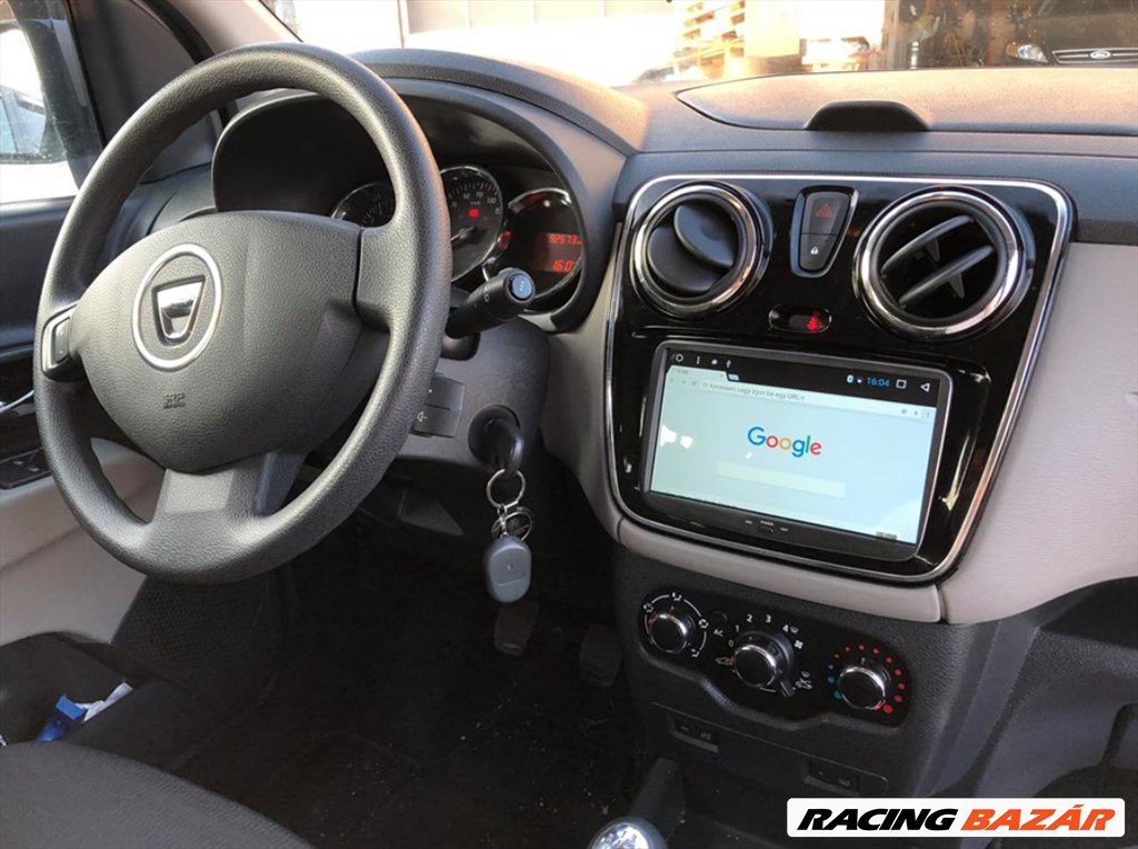 Dacia Android Multimédia Rádió, 2+32 GB, GPS, Wifi, Bluetooth, Tolatókamerával! 5. kép