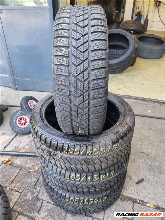  205/4517" újszerű Pirelli Sottozero 3 téli gumi 4db  3. kép