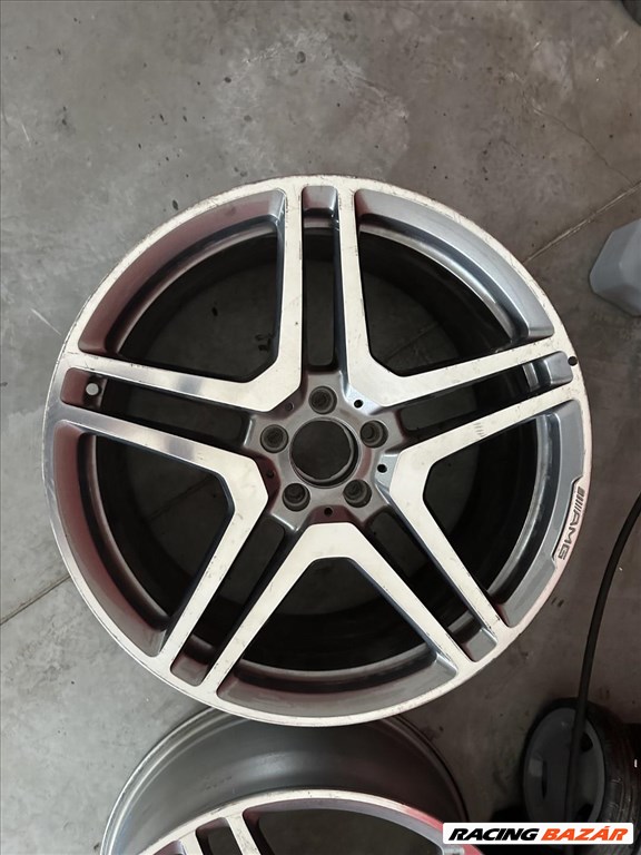 R20 Original Mercedes 9.5J ET43 - A221 401 3202 A2214013202 2db felni 2. kép