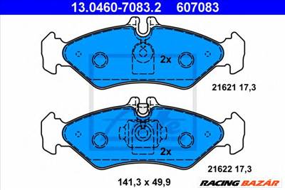 ATE 13.0460-7083.2 - fékbetét MERCEDES-BENZ VW