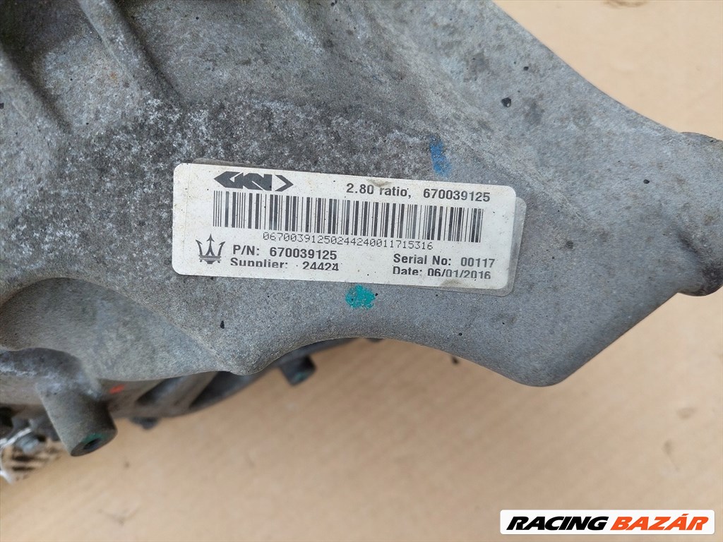 Maserati Ghibli hátsó differenciálmű 670039125 2. kép